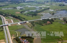 Thông tin tình trạng phá rào trên cao tốc Nội Bài - Lào Cai